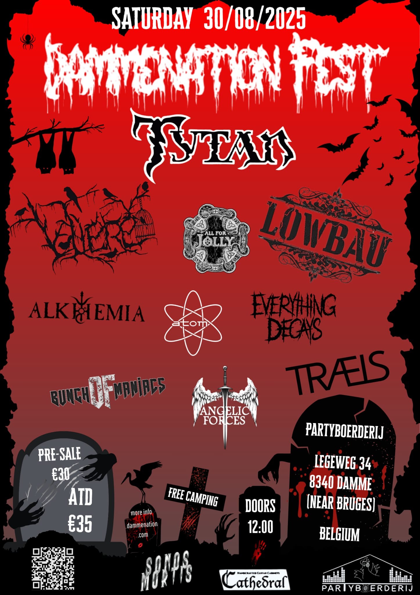Dammenation Fest 2025 Poster Dammenation Fest 2025 Poster